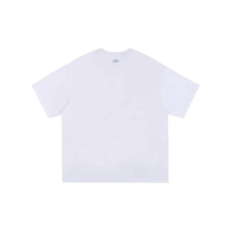 WILDX Summer Basic LOGO Short Sleeved T Shirts Unisex-47