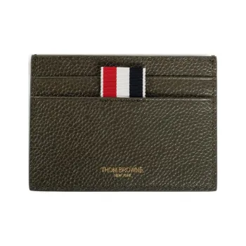 THOM BROWNE Logo Printed Credit Card Holder