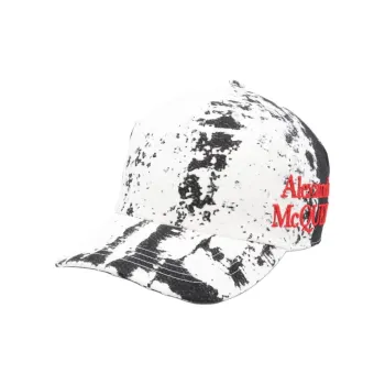 Alexander McQueen Abstract print Cotton Hat