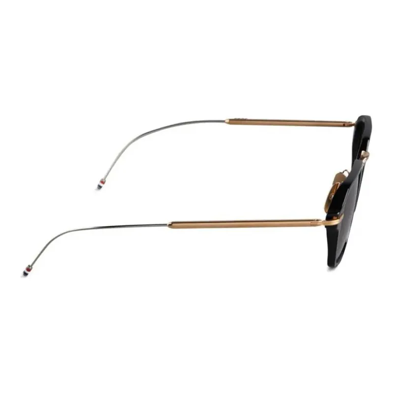 THOM BROWNE Geometric frame Tinted Sunglasses-1