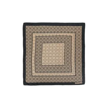 Sandro Silk Knit Scarves Women's Multicolor