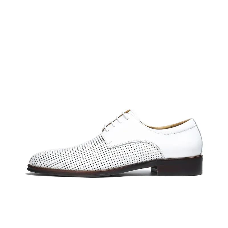 ASTON M.JAZZ Dress Shoes Men's White-0