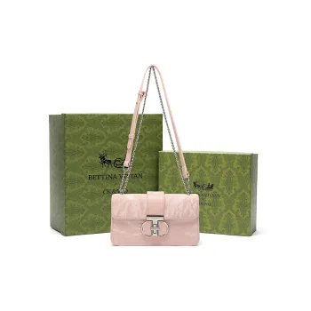 BETTINA VIVIAN PU Shoulder Bag Women's Pink