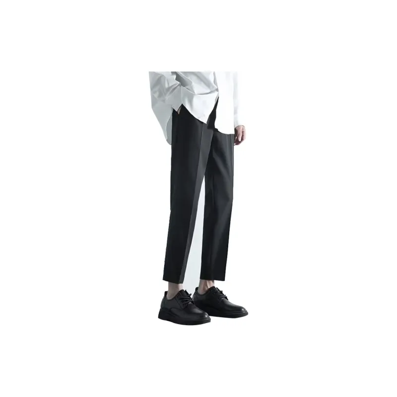 AMANDA BY Casual Pants Summer Men's Black-1