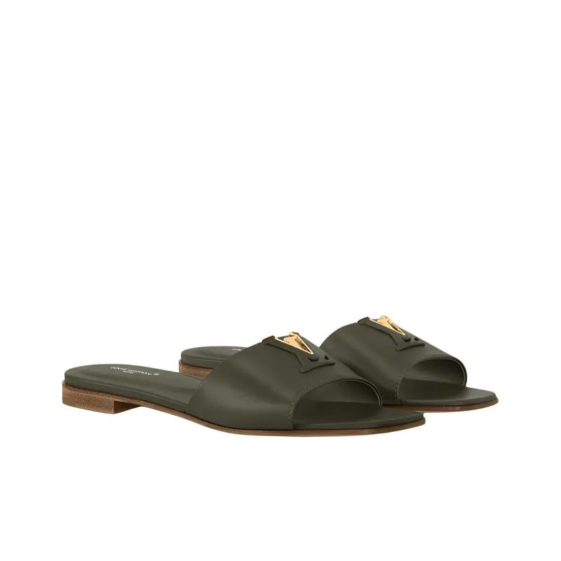 LOUIS VUITTON Capri Slide Slippers Women's Jasper-2