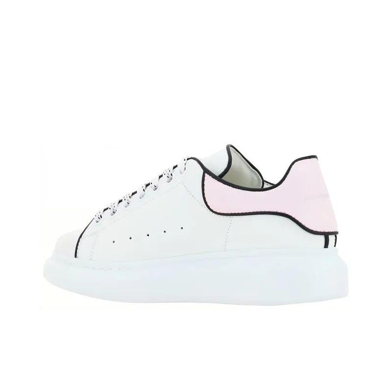 Alexander McQueen Oversized Outline White Pale Pink Women's-4