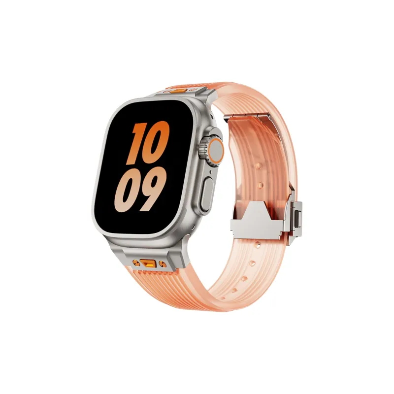 Yu Qing Apple Compatibility Watch Band 40mm Silicone Material-4