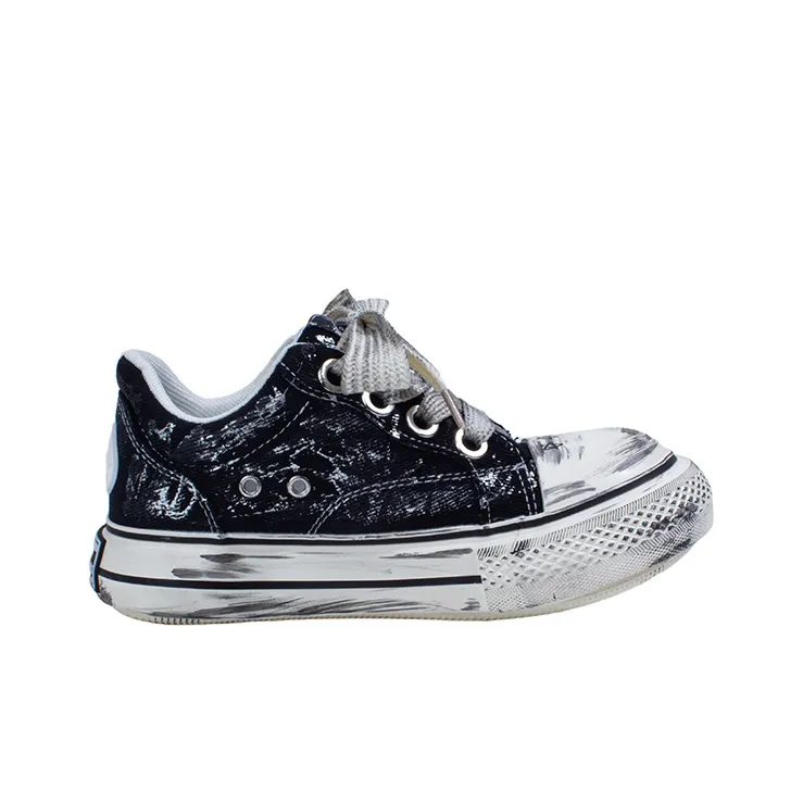 BOOM GUY Canvas Shoes Unisex Low-Top White-1