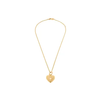 Balenciaga Brass Necklaces Women's Gold