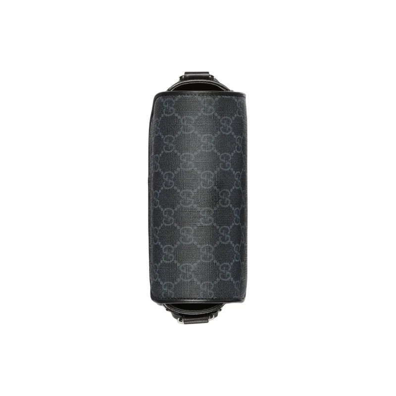 GUCCI Canvas With Leather Canvas Bag, Crossbody Bag, Shoulder Bag Extra Mini Men's Black-5