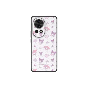 Sanrio Vegan Leather Material Leather Texture Lens Fully Enclosed Phone Cases Works With Huawei Nova12 Cute Style