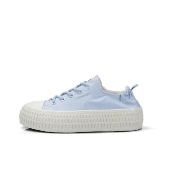 B10CROWN Breathable Lightweight Low Top Canvas Shoes Women's Sky Blue