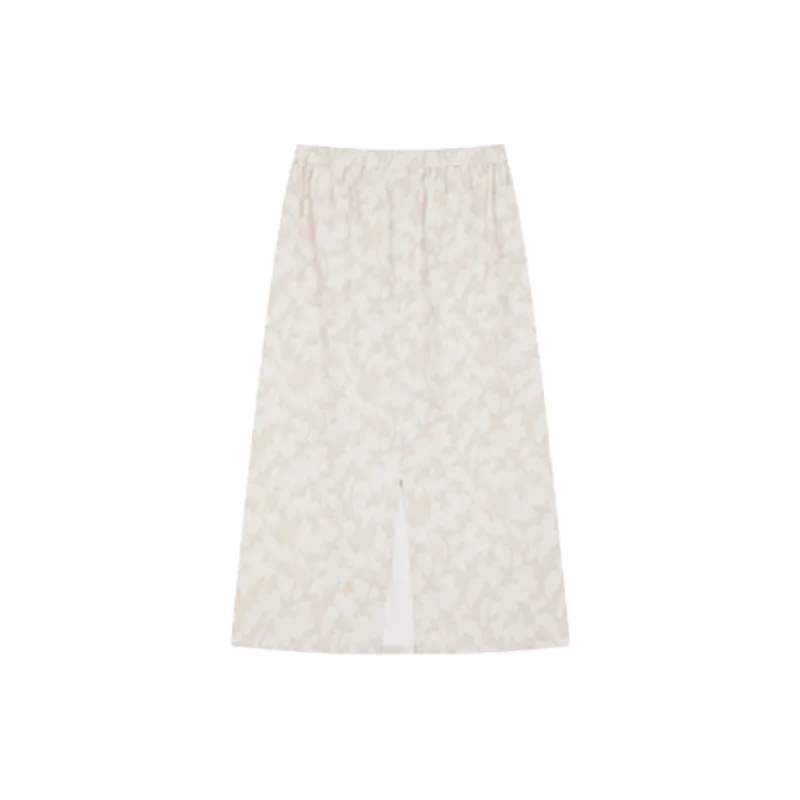 THE SEA LIFE Casual Long Skirt Women's Ice Cream-1