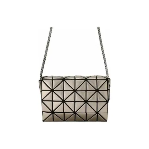 ISSEY MIYAKE PlatinumPLATINUM COFFRET Polyester Polyurethane Shoulder Bag, Crossbody Bag Women's Bronze