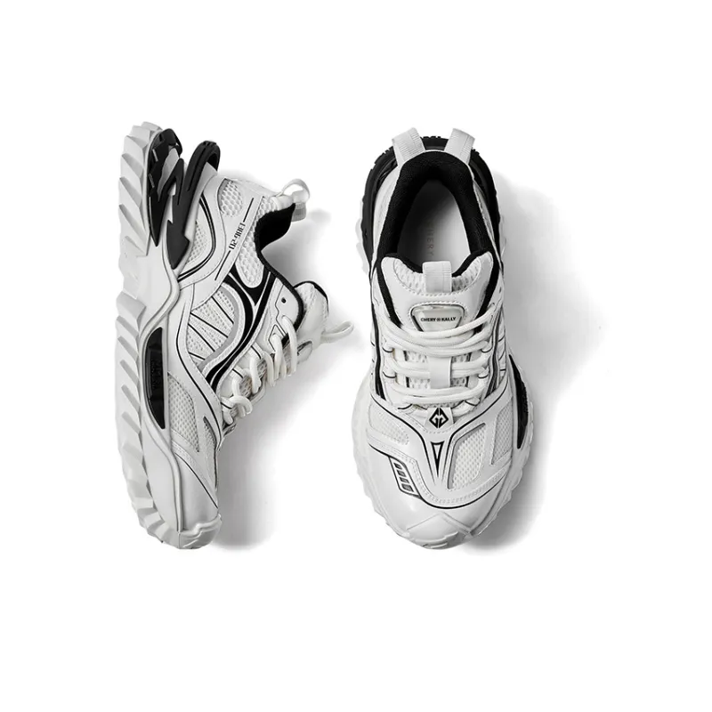 CHERYKALLY Wear-Resistant Coverage Support Low-Top Chunky Sneakers Women's-2
