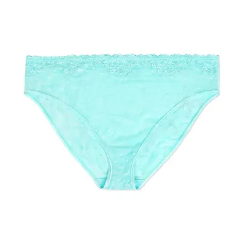 Victoria's Secret CURVY COUTURE SheerWhisper High Cut Brief Panty/AB Underpants Women's 1 Pack Blue