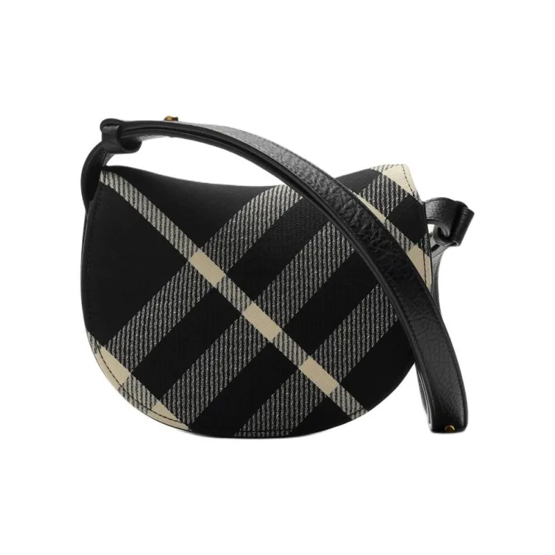 Burberry Polyester Handbag, Shoulder Bag Women's Black-2