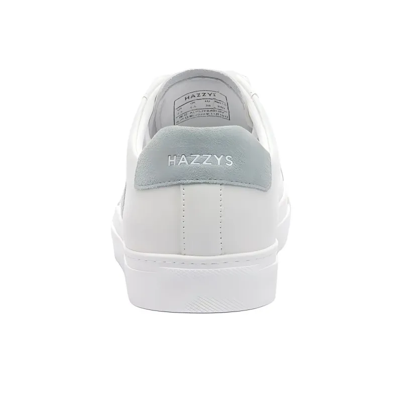 HAZZYS Anti Slip Wear Resistant Low Top Skateboard Shoes Women's Ivory-3