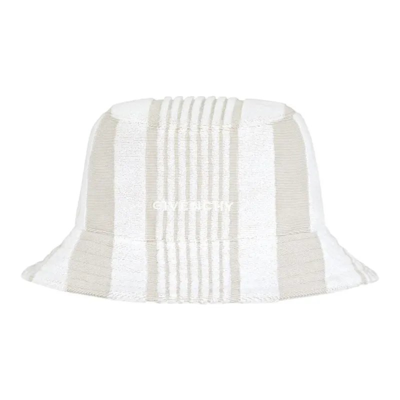 GIVENCHY Cotton Bucket Hats Men's Ivory-1