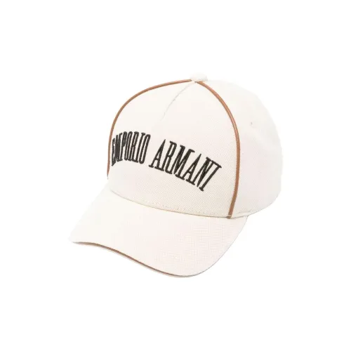 EMPORIO ARMANI Logo-embroidered Canvas Cap