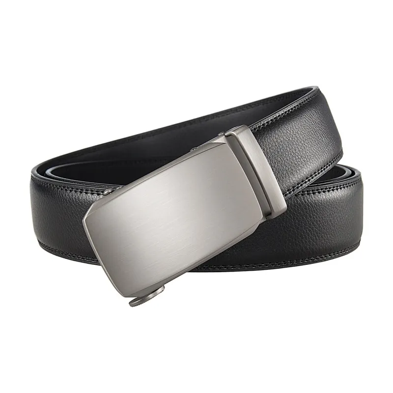 Lanza Cow Leather Belts Men's Width 3.5cm-2
