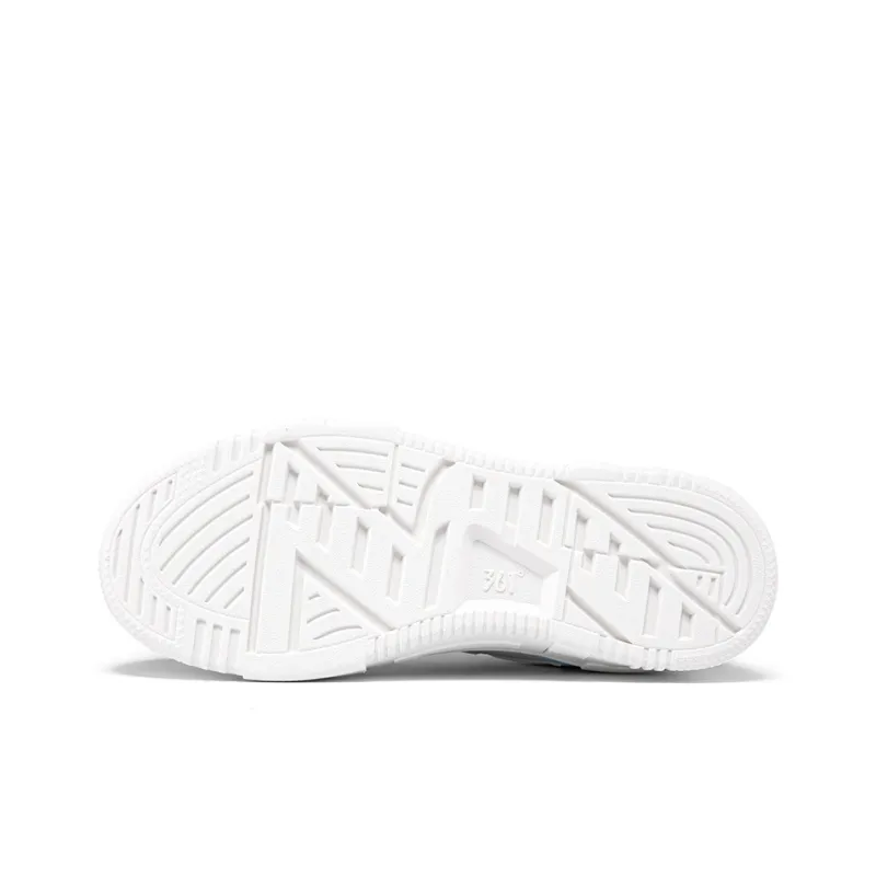 361° Life Collection Lightweight And Breathable Low Top Skateboard Shoes Women's White Blue-3