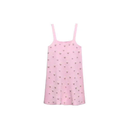 ZARA Sleeveless Dresses Women's Pink