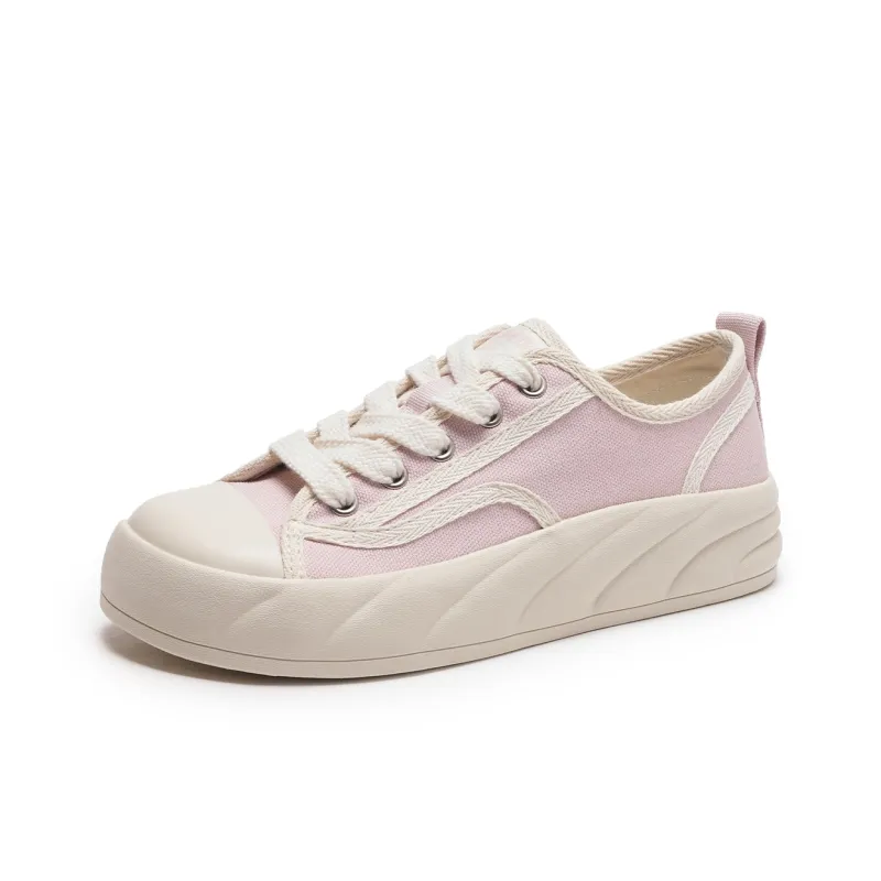 Hotwind Height Increasing Slip Resistant Canvas Shoes Women's-5