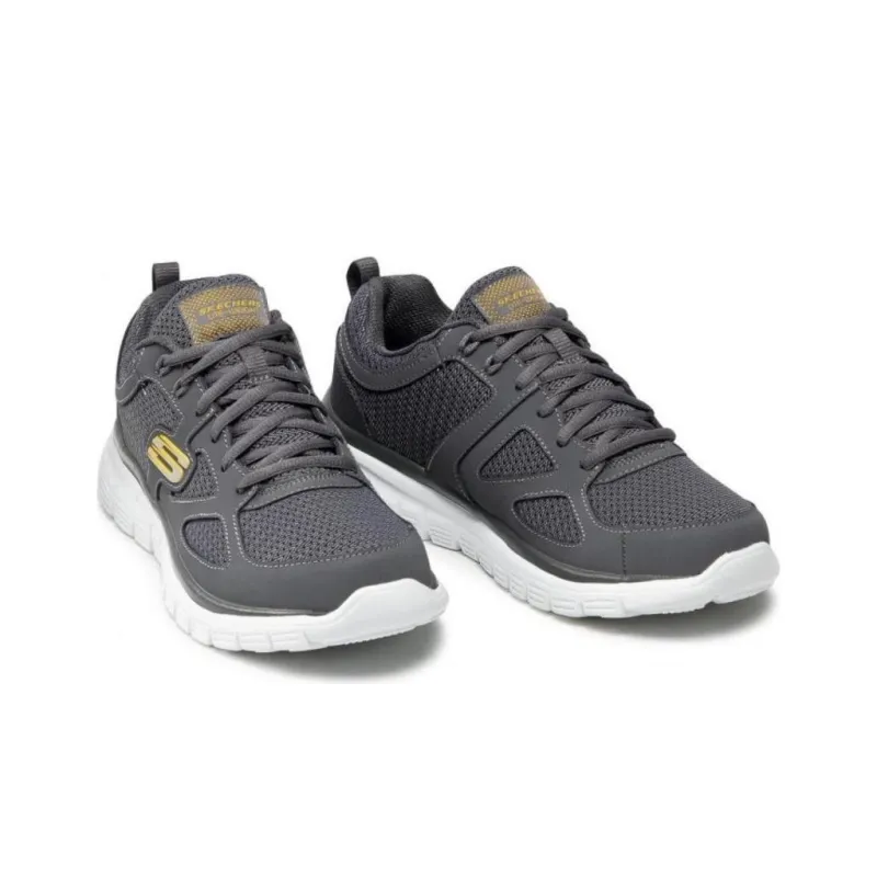 Skechers Burns Agoura Cushioning, Wear Resistant Low Top Training Shoes Men's Gray-3