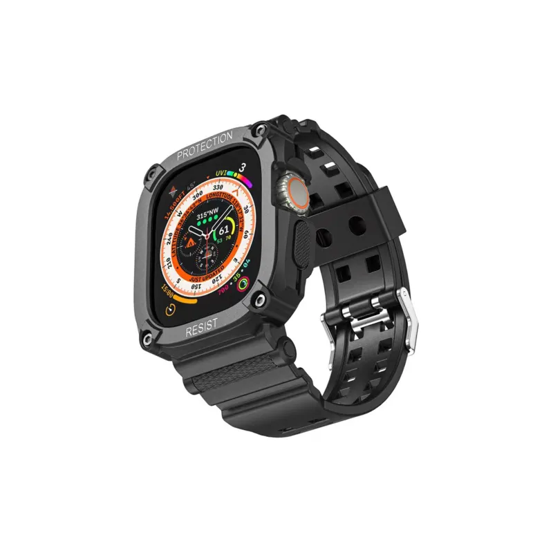 IOTS Matte Advanced Compatible Apple Watch Ultra 49 Durable Visually Sci-Fi Watch Bands 49Mm Unisex-0