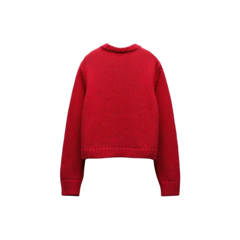 ZARA Jackets Women's Red-1