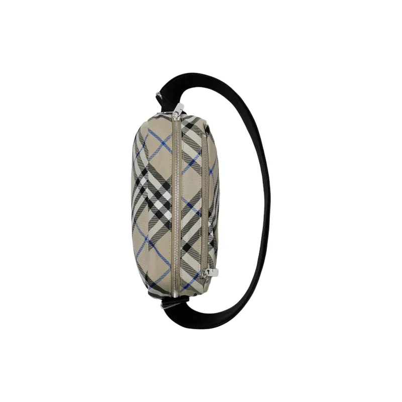 Burberry Plaid Woven Shoulder Bag Crossbody Bag Men's Moss Green-3