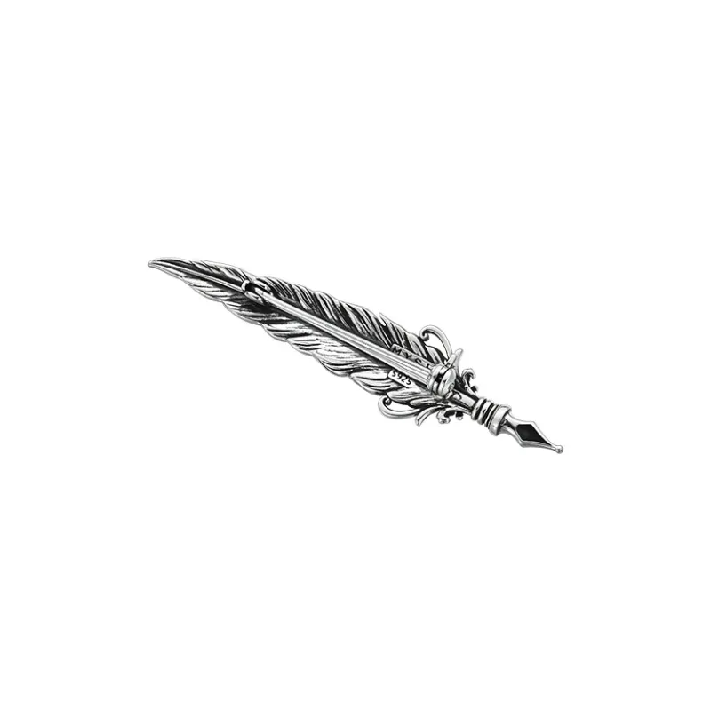 MYSH S925 Silver Brooches Men's-2