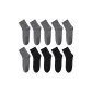 10 Pack (Iron Gray 6+Black 4)