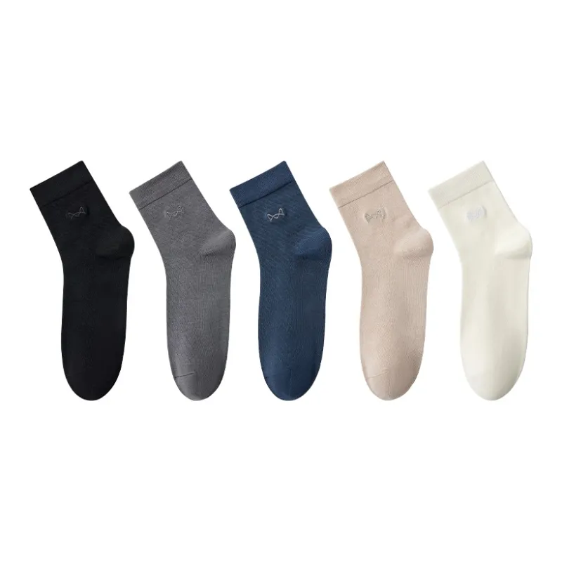 MIIOW Cool One Summer Series Mid Calf Socks Men's 5 Pack-20