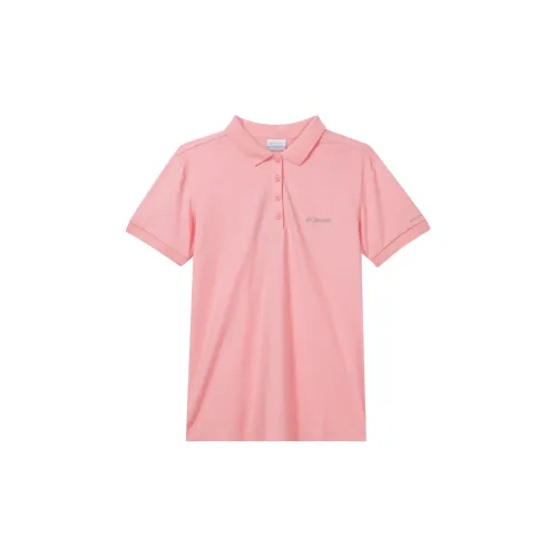 Columbia Polo Shirts Women's Pink