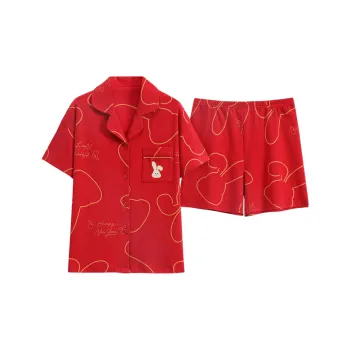 GOSO Pajama Set Women's Red Shades
