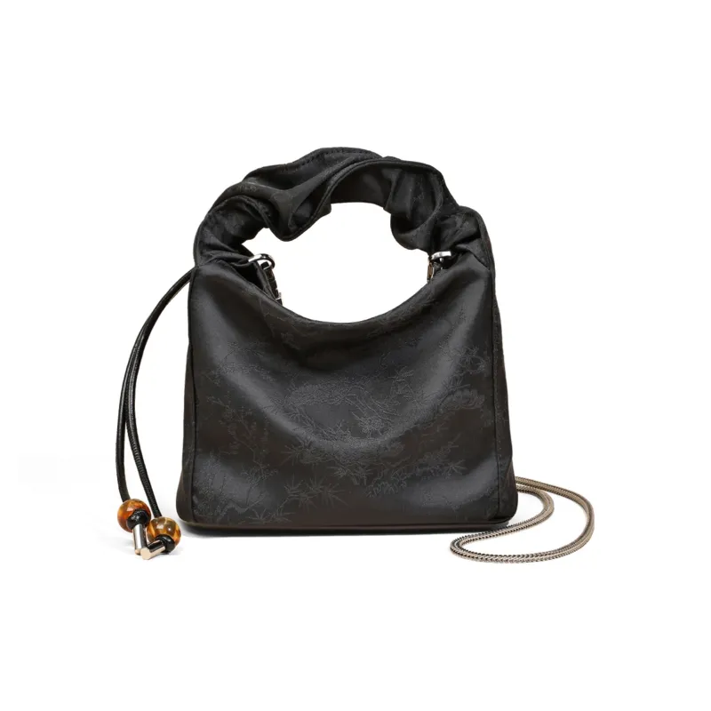 COMELY Synthetic Leather With Cow Leather Shoulder Bag, Crossbody Bag, Handbag Regular Women's Silver/Black-8