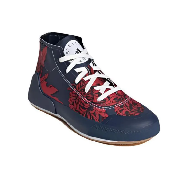 Adidas Treino Mid Sella McCartney Navy Red Floral Women's-2