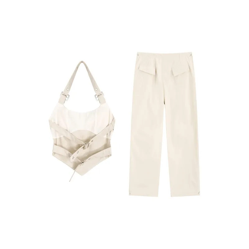 SNZX Casual Suits Women's Khaki-1