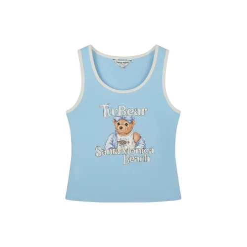 Teenie Weenie Tank Tops Women's Light Blue