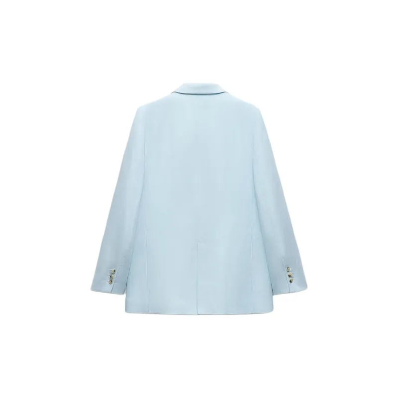 ZARA ZW Series Business Suit Women's Light Blue-1