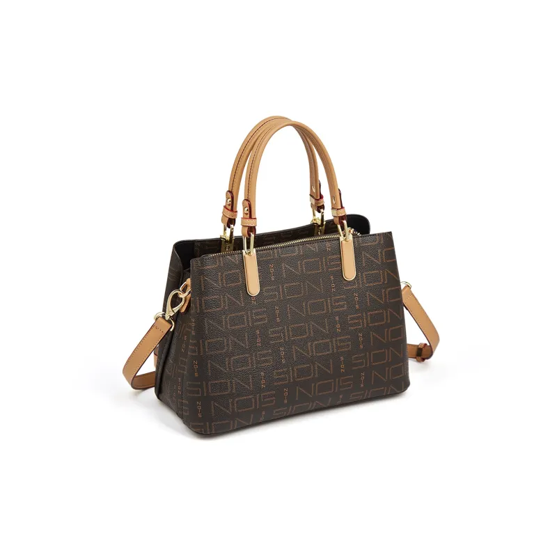 Marino Orlandi PVC & PU Handbag Women's Coffee-4
