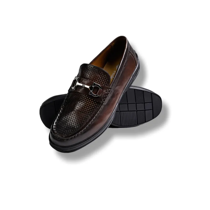 Brounvanm Loafers Men Black/Brown-8