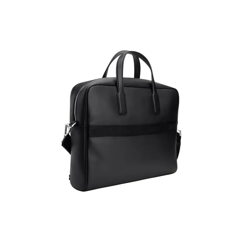 HUGO BOSS Logo Embossed Structured Document Case-3