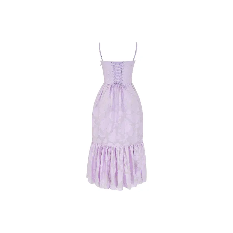 HOUSE OF CB MIRA Slip Dresses Women's Orchid/Multicolor-6