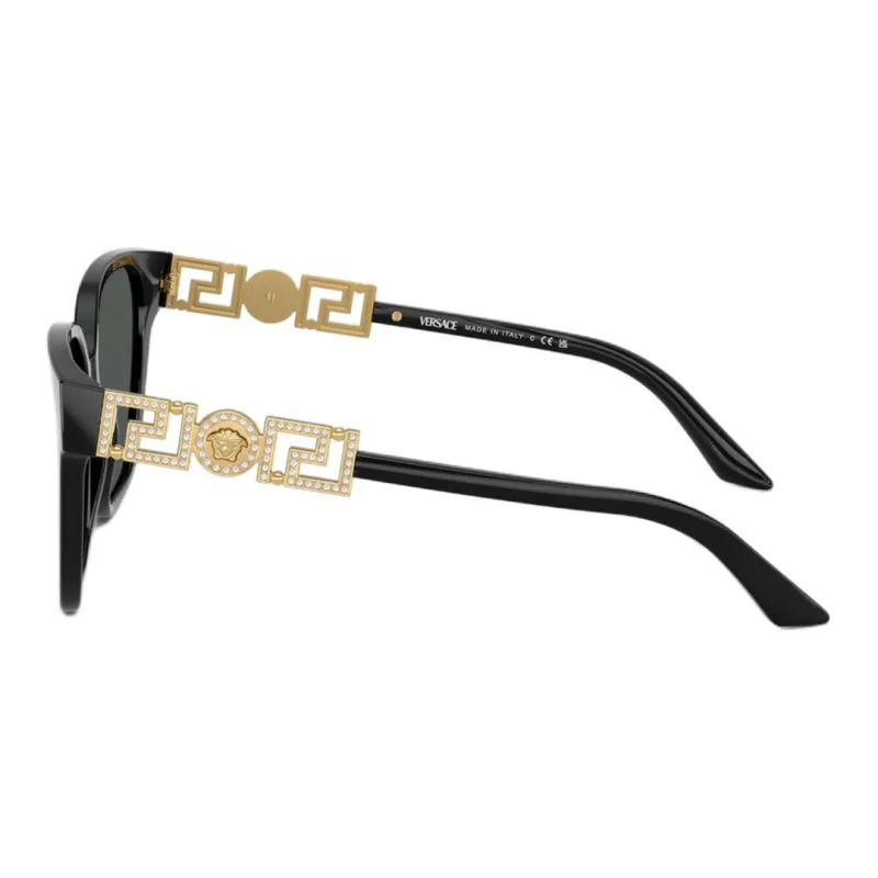 VERSACE Greca Strass Butterfly-frame Sunglasses-2