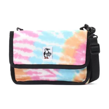 CHUMS Cotton Crossbody Bag, Shoulder Bag Regular Unisex Tie Dye Multicolor