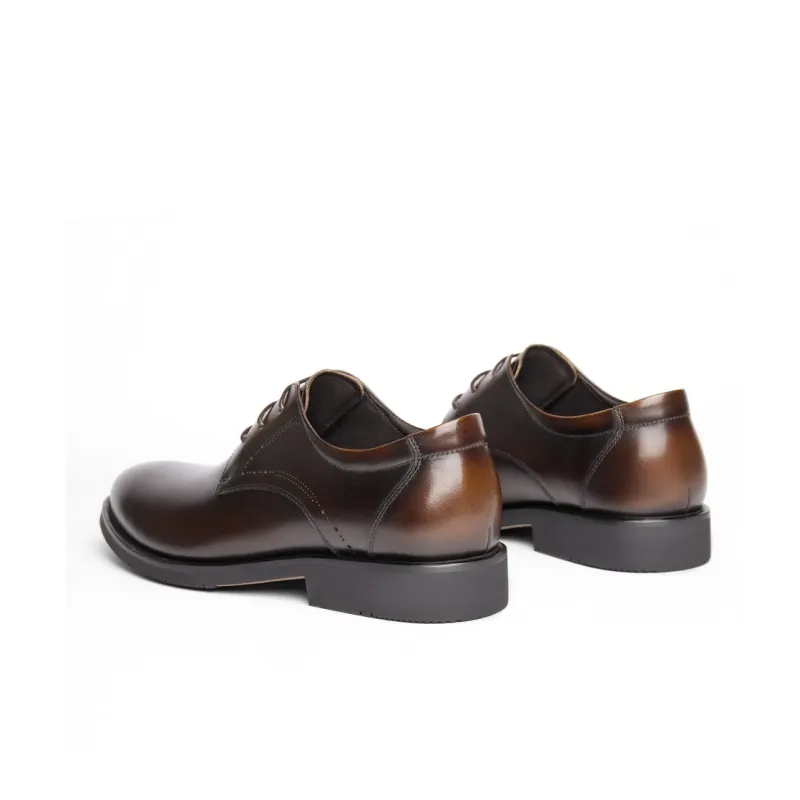 BELLE Dress Shoes Men Low Top Black/Coffee-3