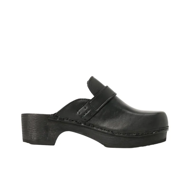 Scholl x Yohji Yamamoto Closed Toe Slippers 5cm Women's Black-1